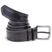 Dagoster DMK26-452 Siyah 4.5 cm Suni Deri Erkek Kemer thumbnail 2