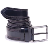 Dagoster DMK26-455 Lacivert 4.5 cm Suni Deri Erkek Kemer thumbnail 2