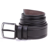 Dagoster DMK26-454 Siyah 4.5 cm Suni Deri Erkek Kemer thumbnail 1