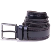 Dagoster DMK26-455 Lacivert 4.5 cm Suni Deri Erkek Kemer thumbnail 1