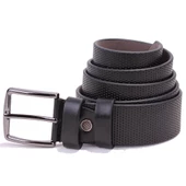 Dagoster DMK26-352 Siyah 4 cm Suni Deri Erkek Kemer - 3