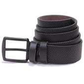 Dagoster DMK26-353 Siyah 4 cm Suni Deri Erkek Kemer - 1