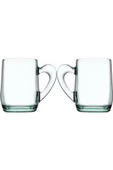 55521 Aware Mocha & Chai Cam 2li 335cc Kulplu Çay Kahve Mug Kupa Bardak Takımı - 6