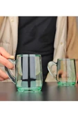 55521 Aware Mocha & Chai Cam 2li 335cc Kulplu Çay Kahve Mug Kupa Bardak Takımı - 2