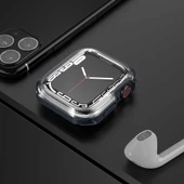Apple Watch 7 45mm Redclick Watch Gard 08 Sert Pc + Silikon Koruyucu - 9