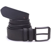 Dagoster DMK26-458 Siyah 4.5 cm Suni Deri Erkek Kemer - 2