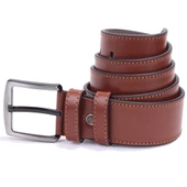 Dagoster DMK26-459 Taba 4.5 cm Suni Deri Erkek Kemer thumbnail 3