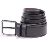 Dagoster DMK26-460 Siyah 4.5 cm Suni Deri Erkek Kemer - 1