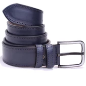 Dagoster DMK26-459 Lacivert 4.5 cm Suni Deri Erkek Kemer - 2