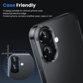 Shaza iPhone 16 / iPhone 16 Plus Safir Kamera Lens Koruyucu 2li Set - 5