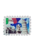 İtalya Temalı Pul Magnet thumbnail 3