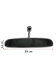 Nova Krom Iç Dikiz Aynası Alev Desenli Üniversal 250*55 MM - 2