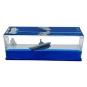 Cam Deniz İçinde Batmayan Uçak Gemisi ve Buzdağı 15 cm thumbnail 1