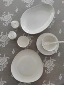 New Bone Porselen Gold Yaldızlı 32 Parça Kahvaltı Takımı fk.123 - 2