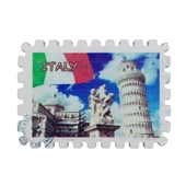 İtalya Temalı Pul Magnet thumbnail 1