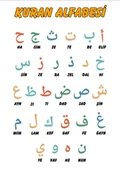 Arapça Alfabe ve Sayılar Posterleri (A3 Boyutlarında) thumbnail 2