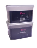 Geseus Moonstar Süzgeçli Peynir Saklama Kabı 2 Lt X 2ADET BPA FREE-MS06 - 1