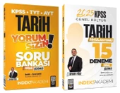 İndeks Akademi 2025 KPSS Tarih Yorum Sizin Soru Bankası + 15 Deneme 2 li Set - Aydın Yüce İndeks - 1