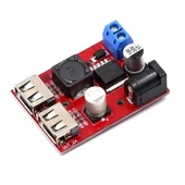 LM2596S Çift Usb Voltaj Düşürücü Modül 6-40V Giriş-5V 3A Çıkış thumbnail 2