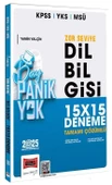 Yargı 2025 KPSS YKS MSÜ Dil Bilgisi Bay Panik Yok Zor Seviye 15x15 Deneme Çözümlü Yargı Yayınları - 1