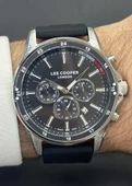 Lee Cooper Orijinal 2 Yıl Garantili Su Geçirmez Silikon Kordon Fonksiyonlu Erkek Kol Saati thumbnail 5