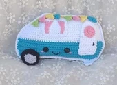 Maskot Minik Araba Lui Amigurumi Organik Oyuncak - 1