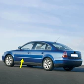 VW Passat B5.5 2001-2005 Sol Ön Kapı Bandı Çıtası Kromlu 3B0853515C - 1