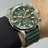 Slazenger Yeşil Silikon Kordon Erkek Kol Saati thumbnail 4