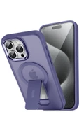 Peeq iPhone 16 Pro Max Kılıf Mody Magsafe Standlı Kapak - 5
