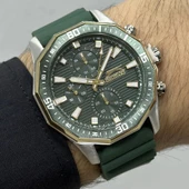 Slazenger Yeşil Silikon Kordon Erkek Kol Saati thumbnail 3