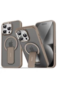 Peeq iPhone 16 Pro Max Kılıf Mody Magsafe Standlı Kapak - 7