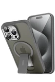 Peeq iPhone 16 Pro Max Kılıf Mody Magsafe Standlı Kapak - 2