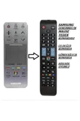 Samsung Smart Tv Için Uzaktan Kumanda UA55H6300AW UA60H6300AW UE32H5500 UE40H557 Pil Hediyeli - 2