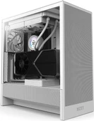 NZXT H5 Flow 2024 CC-H52FW-01 2 Fanlı ATX Beyaz Bilgisayar Kasası - 1
