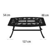 Aden 3+3+1+1 Döküm Bahçe Oturma Takımı | Rehome - 6
