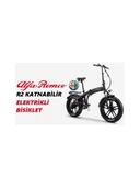 Alfa Romeo R2 Kalın Teker Katlanır Elektrikli Bisiklet - 2