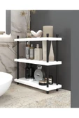 AYMOBSAN İnci Makyaj Ve Banyo Bakım Ürünleri Organizeri, Çok Amaçlı Düzenleyici, Raf Ünitesi, 40 Cm Beyaz - 1