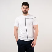 SAN&FA SLİMFİT TRİKO T-SHİRT - 3