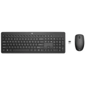 HP Hp 18H24AA 230 Kablosuz Klavye & Mouse Kombo Set - Siyah (Türkçe) - 1