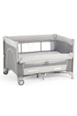 Kanz Sleepside +Plus Anne Yanı Park Yatak ve Oyun Parkı Gri - 7