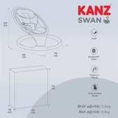 Kanz Swan Elektrikli&Kumandalı Ana Kucağı Gri - 8