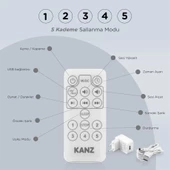 Kanz Swan Elektrikli&Kumandalı Ana Kucağı Gri - 7