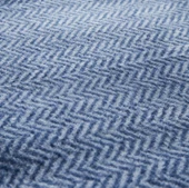 Karaca Home Sandra İndigo Çift Kişilik Balık Sırtı Pamuk Battaniye - 4