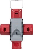 Brennenstuhl Cross Serisi CEE Adaptör Güç Dağıtıcısı IP44 1x CEE fişi 400V/32A ve 3x CEE prizleri 400V/32A Dış Mekan Çoklayıcı ve Dönüştürücü Priz - 2
