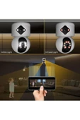 AOI Dual Lens 360° Görüş Hareketli Wireless Türkçe Ev Güvenlik Kamerası Ip 1080p (carecampro) thumbnail 5