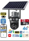 Blic Solar BLM-64 4G Güneş Enerjili Dual Lens 360° Görüş Akıllı Güvenlik Kamerası Uzaktan İzleme + 128GB Hafıza Kartı - 1