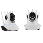 Yoosee YN-8801 2MP 5 Antenli 360derece Hareketli Sesli Akıllı Wifi Güvenlik Kamerası - 2