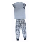 Mod Collection Kamuflaj Paçası Lastikli Erkek Pijama Takım - 3