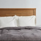 Karaca Home Sandra Gri Çift Kişilik Balık Sırtı Pamuk Battaniye - 3