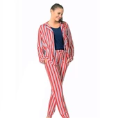 Pierre Cardin Önden Düğmeli İçi Askılı Bayan Pijama Takım - 1
